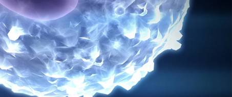 Lower part of photopheresis cells